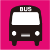 Free shuttle bus stop inside the venue