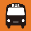 Free shuttle bus stop inside the venue