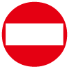 Not accessible for general vehicles