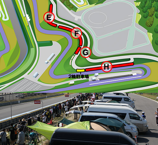 Racing Course Side Camp Stay Parking Ticket