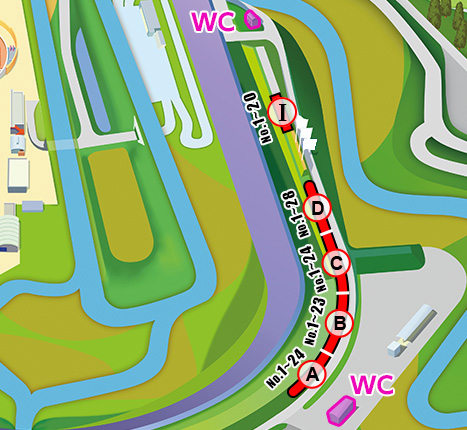 橢圓形賽道停車券
