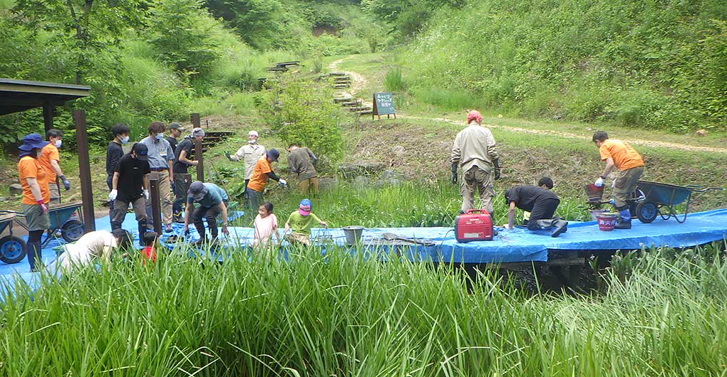 森林創建工作坊～清淤～
