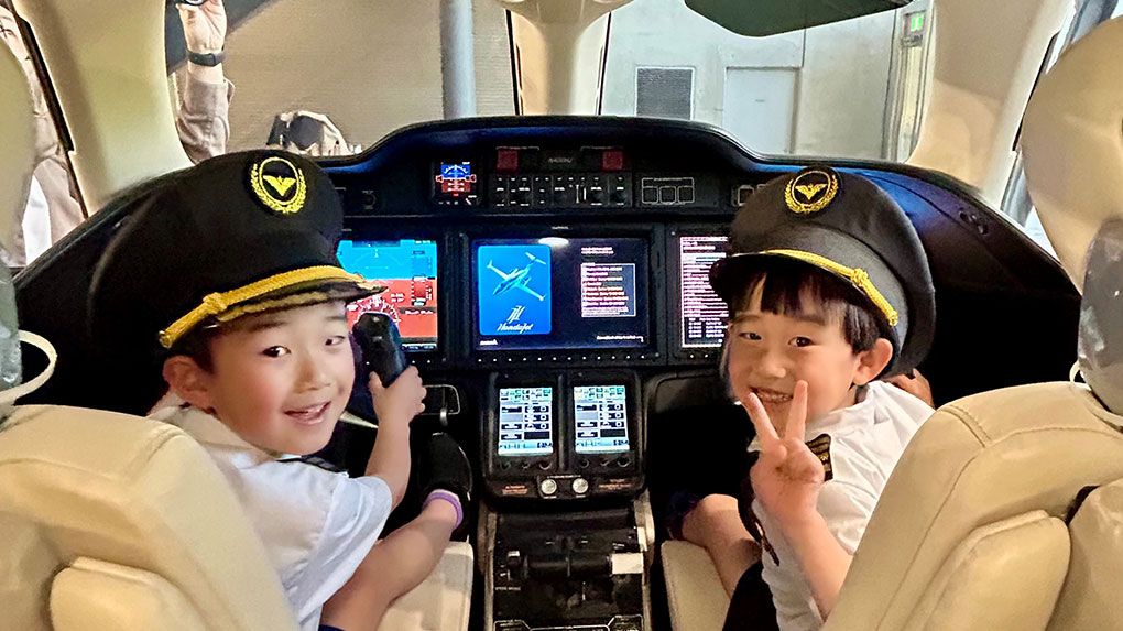 HondaJet 兒童駕駛艙體驗